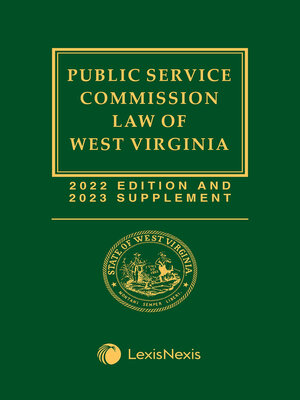 cover image of Public Service Commission Law of West Virginia